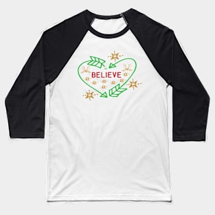 Beleive Baseball T-Shirt